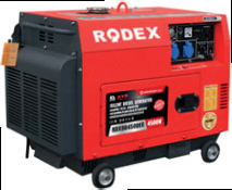 Rodex RDX90450DEC 5.0KW Monofaze Kabinli Dizel Jeneratör