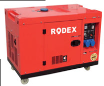 Rodex RDX90800DECA 8.0KW Monofaze Kabinli Dizel Jeneratör