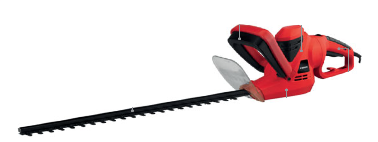 Rodex RDX9255 600W Elektrikli Çit Budama Makinası