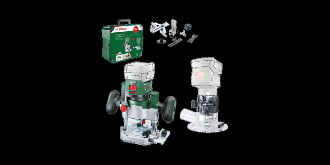 Bosch Akülü Freze Makinesi AdvancedTrimRouter Kombi Set (Aküsüz) - 06039D5002