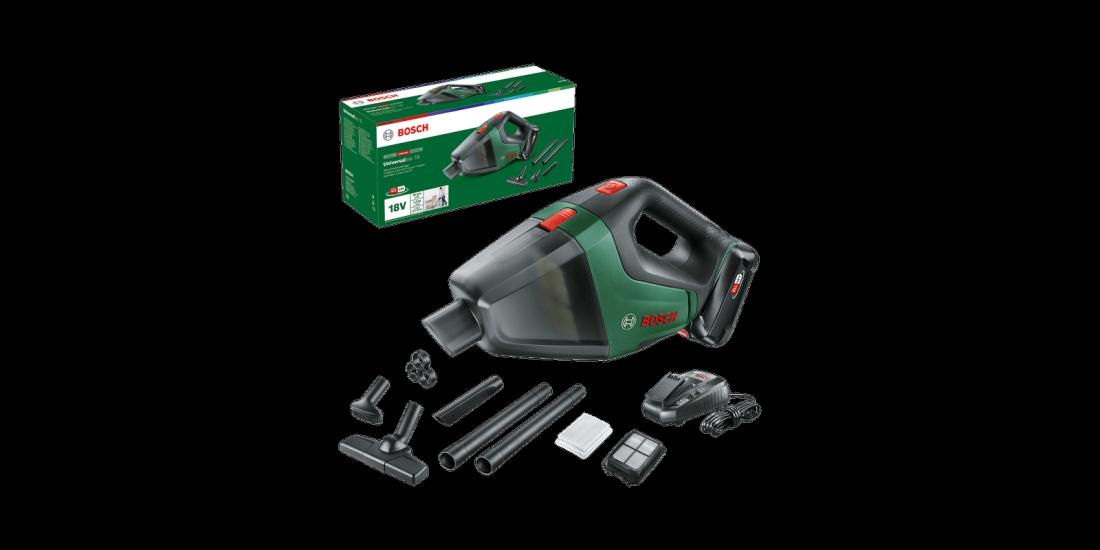 Bosch Akülü Elektrikli Süpürge UniversalVac 18 (1 x 2,5 Ah Akü) - 06033B9103