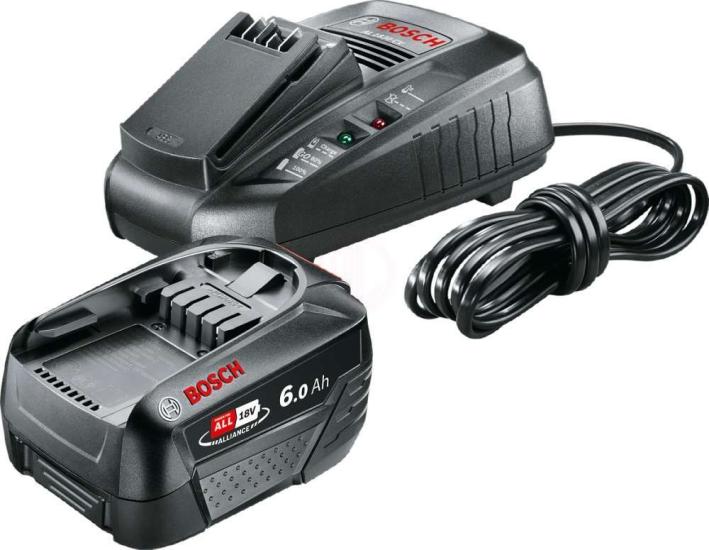 Bosch Akü Şarj Cihazı Set (AL 1830 CV + PBA 18V 6,0 Ah W-C) - 1600A00ZR8