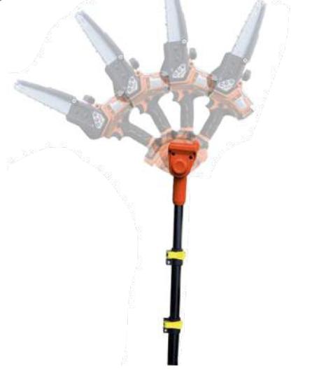 Rico 025-RC4609 Akülü Makas ve Testere için Teleskopik Uzatma 3 Metre