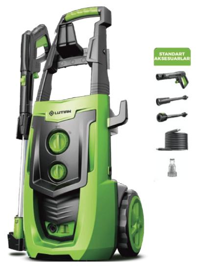 Lutian LT701G-2200 175 Bar Kömürlü Motorlu Yıkama Makinası