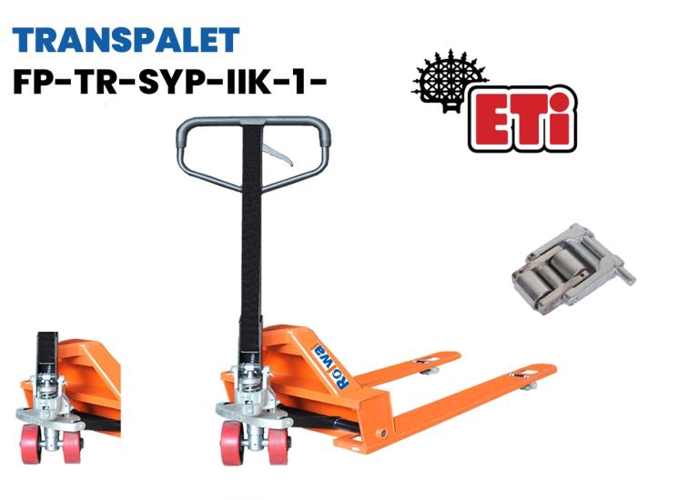 Rolwal FP-TR-SYP-IIK-1-PU 1 Ton Alçak Şase Transpalet