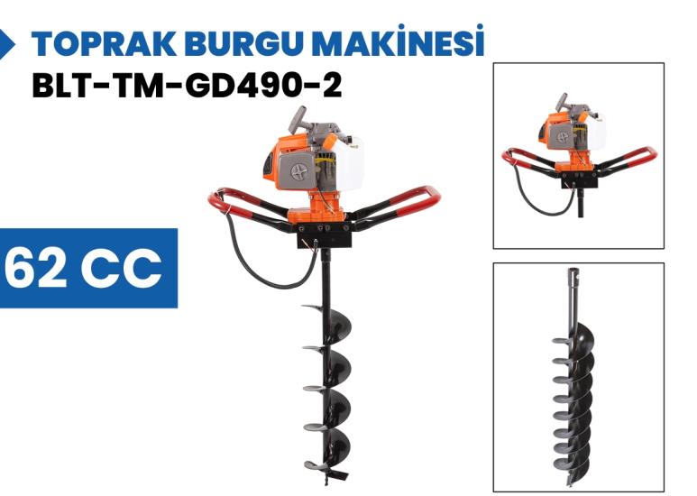 Balatlı BLT-TM-GD490-2 62cc Benzinli Toprak Burgu Makinası