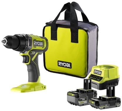 Ryobi RDD18-2C52S 18V Akülü Matkap Seti