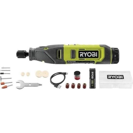 Ryobi RRT4-120GA15 Akülü Gravür Seti 15 Parça Aksesuarlı