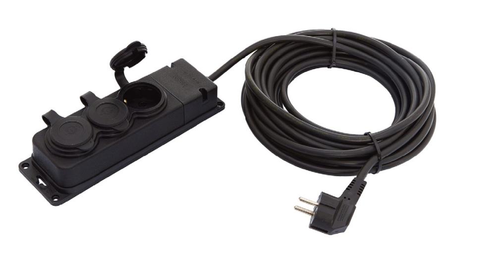 Topart TA01558 20mt 3’lü Grup Prizli Uzatma Kablosu