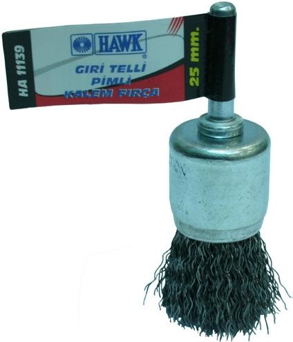 Hawk HA11137 30mm Gri Telli Pimli Kalem Fırça 10’lu