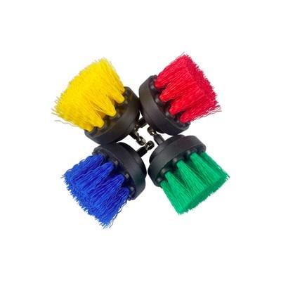 Nttools NTF21 4 Parça Çanak Tip Oto Temizlik Fırça Seti