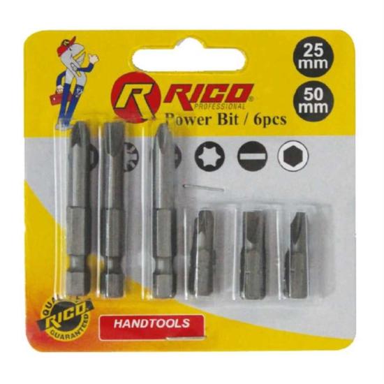 Rico 005-KK1147 6 Parça Bits Uç Seti 25-50mm