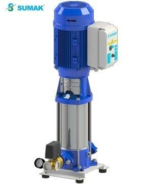 Sumak SHTPD16A750/14 5.5Kw 3000D/D Düşey Milli Paslanmaz Çark ve Difüzörlü Hidrofor Trifaze