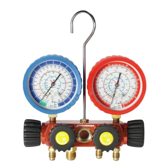 Rothenberger R22-R407C Analog Manifold Dört Yönlü