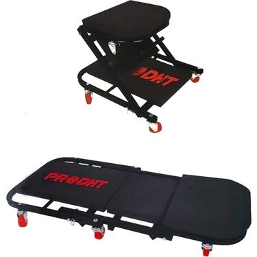 DHT D12040039 36’’ Araç Altı Bakım Tablası Tabureli