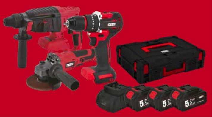 Attlas ATBL21 21V 5.0Ah Akülü 3’lü Set
