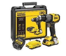 Stanley SFMCD726D2K 18V V20 Kömürsüz Darbeli Matkap 2x2.0Ah