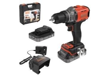 Black+Decker BCD382D2XK 18V 2.0AH Darbesiz Matkap