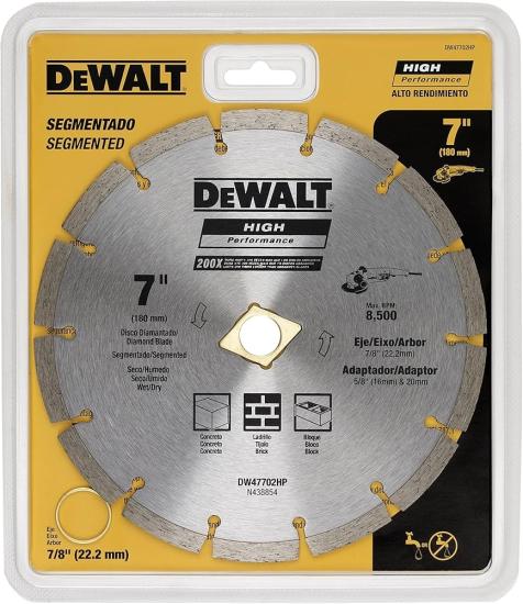Dewalt DW47702HP 180*22.2mm Segmanlı Elmas Disk