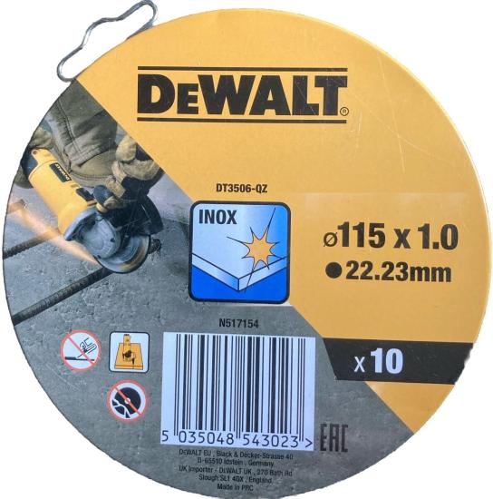 Dewalt DT3506 115*1 Kesme Taşı
