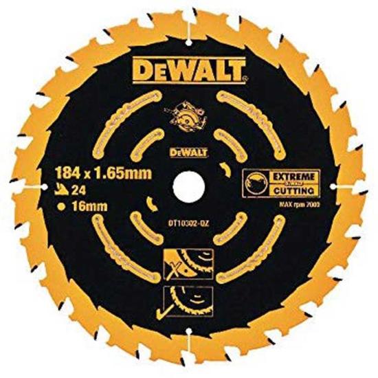 Dewalt DT10302 185*16 Ahşap Kesim Testere 24 Diş