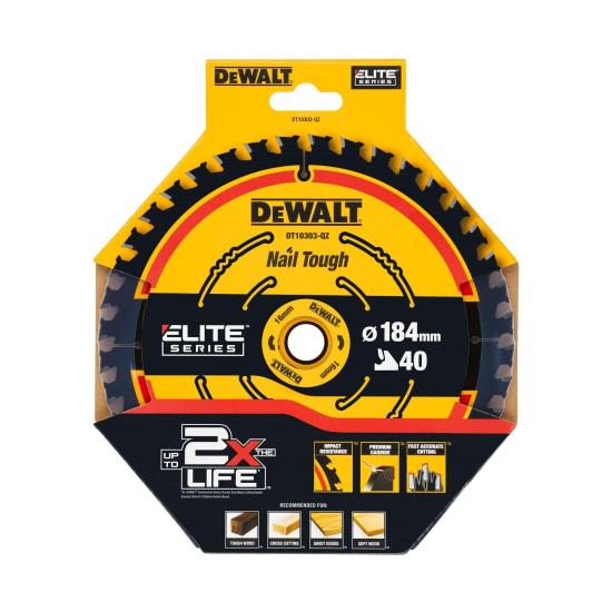 Dewalt DT10303 185*16 Ahşap Kesim Testere 40 Diş