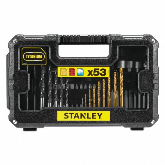 Stanley STA7223 53 Parça Titanyum Delme ve Vidalama Seti