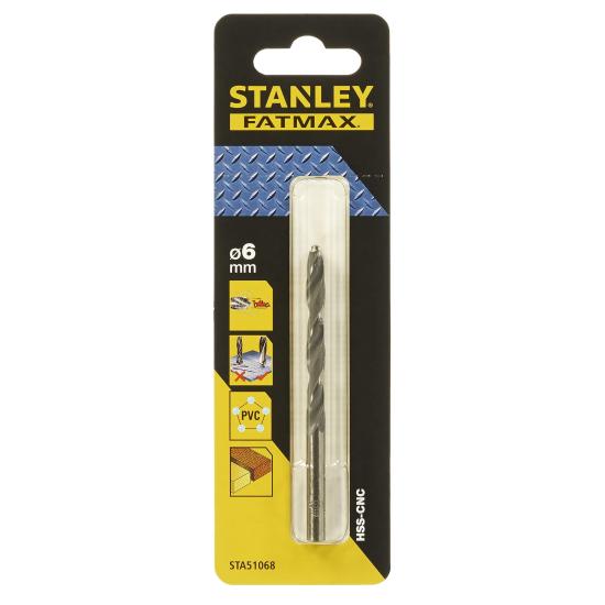 Stanley STA51068 6,0mm HSS-CNC DIN 338 FATMAX® Matkap Ucu