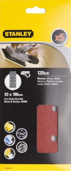 Stanley STA31522 120 Kum 93x190mm Zımpara