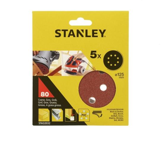 Stanley STA32032 80 Kum 125mm Zımpara