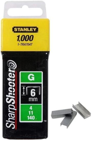 Stanley 1-TRA704T 6mm G Seri Ağır Hizmet Zımba Teli