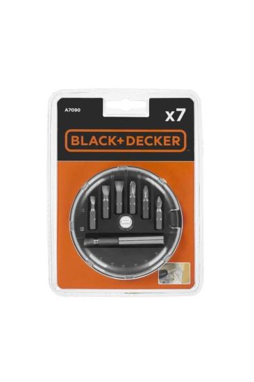 Black+Decker A7090 7 Parça Vidalama Uç Seti