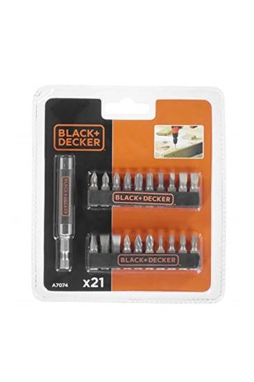 Black+Decker A7074 21 Parça Vidalama Seti