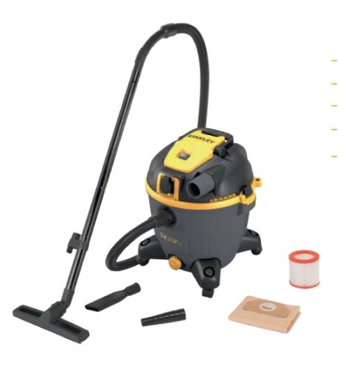 Stanley SXVC35PTDE 1600W Sanayi Tipi Süpürge