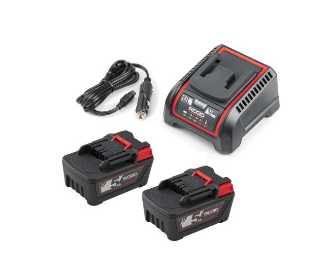 Ridgid 45433 2 Adet Akü 18V + 1 Adet Şarj Cihazı Set