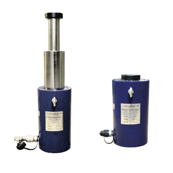 Cermax RSC-50300T 50 Ton 150mm Teleskobik Hidrolik Tek Tesirli Silindir