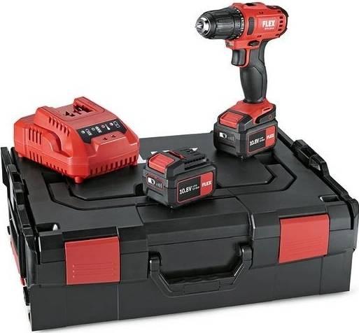 Flex DD2G10.8-LD 10.8V Akülü Darbesiz Matkap Vidalama 2x4.0Ah