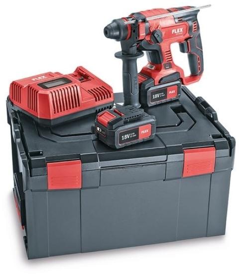 Flex CHE18.0-EC SDS PLUS 18V Akülü Kırıcı - Delici Matkap 2x5.0Ah