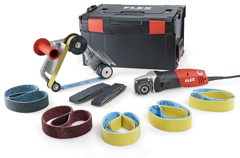 Flex BRE14-3-125SET 1400W Kemer Boru Zımparalama Makinesi 125mm