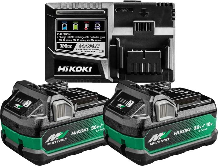 Hikoki UC18YSL3WHZ 36V Akü ve Şarj Aleti Set