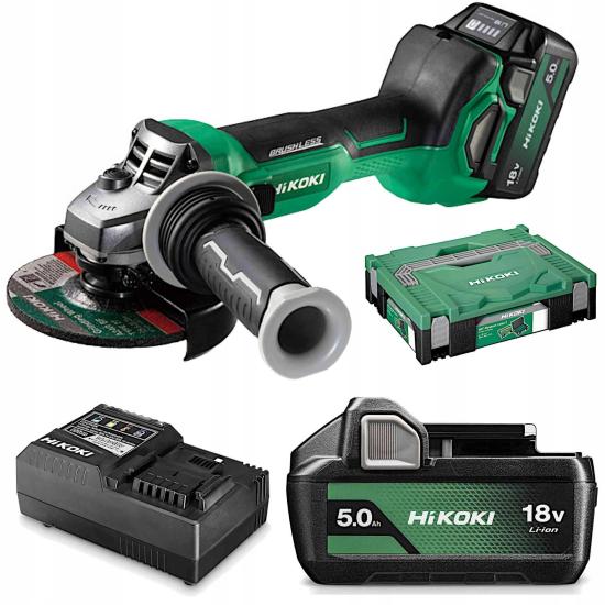 Hikoki G1813DA 125mm 18V Akülü Avuç Taslama 2x5.0Ah