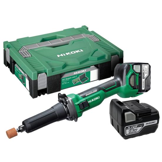 Hikoki GP18DA 18V 6mm Akülü Kalıpçı Taslama 2x5.0Ah