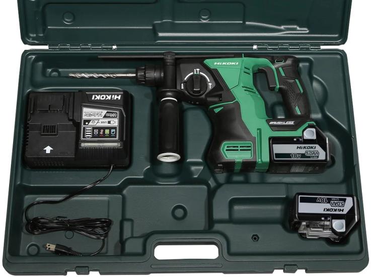 Hikoki DH1826DA 18V 3.2J Akülü Kırıcı - Delici 2x5.0Ah