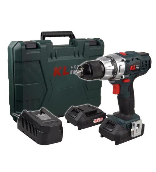 Klpro KLNM18-20 18V Şarjlı Darbesiz Matkap 2x2.0Ah