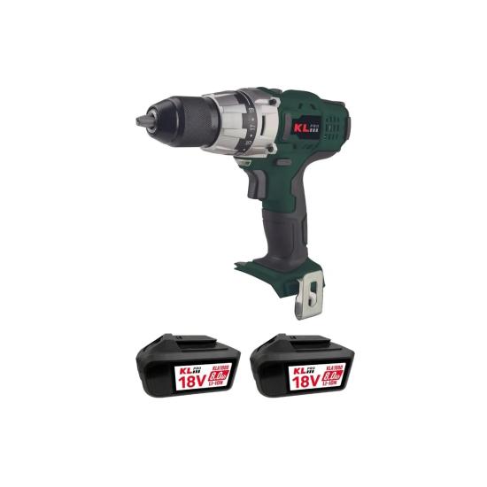 Klpro KLDM18-80 18V Şarjlı Darbeli Matkap 2x8.0Ah