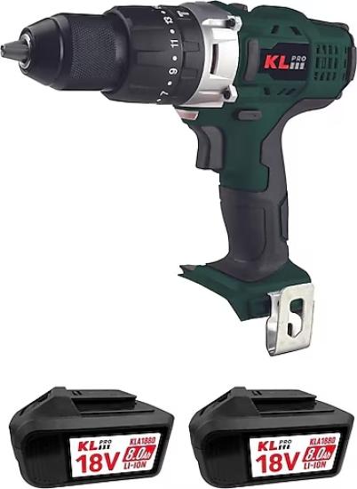 Klpro KLDM18BH-80 18V Şarjlı Darbeli Matkap 2x8.0Ah