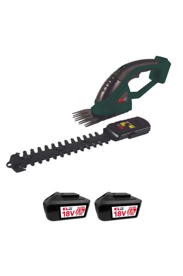 Klpro KLBCB18-80 18V Şarjlı Çit Budama Makinası 2x8.0Ah