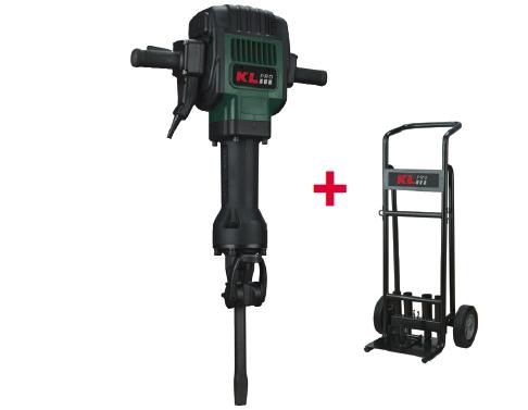 Klpro KLKR3200H 2200W 28kg HEX Kırıcı + Taşıma Arabası