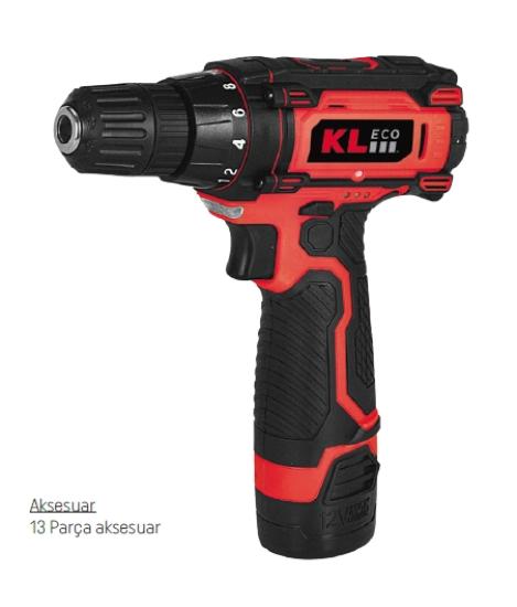 Kleco KE2213NM 12V Şarjlı Darbesiz Matkap