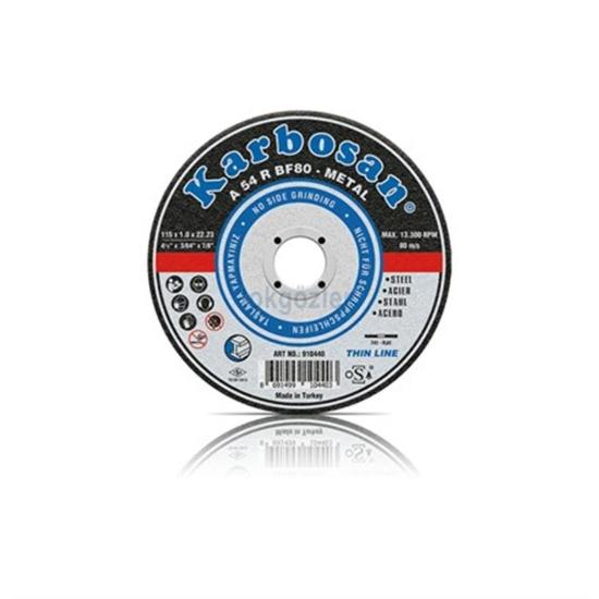 Karbosan 910440 115x1.0x22.23 İnce Kesme Diski 25’li Kutu